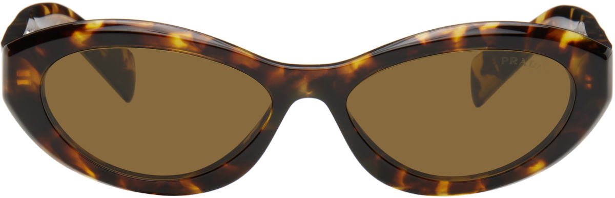 プラダ　サングラス（ブラウン） Prada Eyewear Brown Symbole Sunglasses Prada