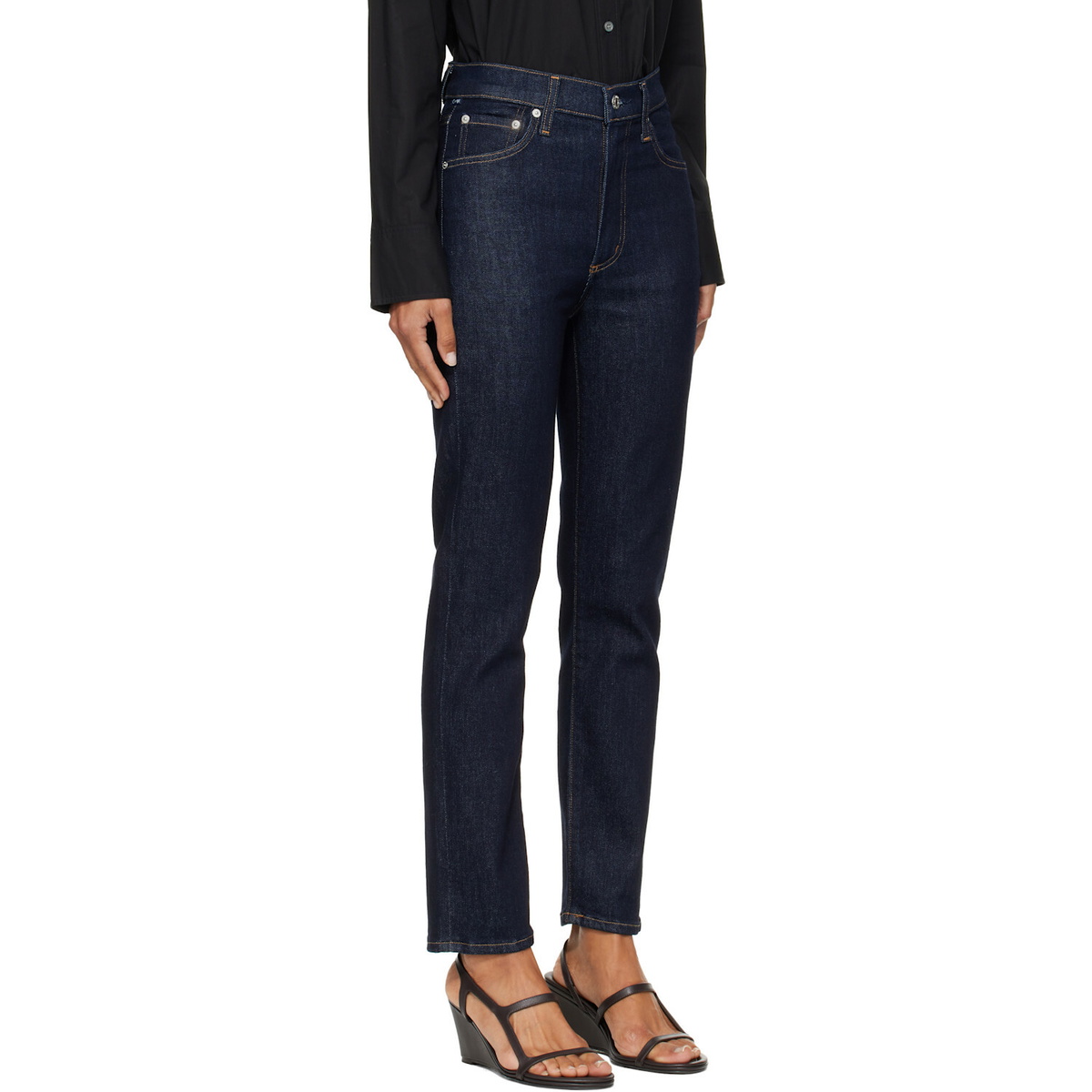 Citizens of Humanity Navy Caia Straight Jeans