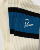 By Parra Script Logo Crew Socks Beige - Mens - Socks