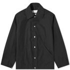 Jil Sander Men's Back Logo Coach Jacket in Black