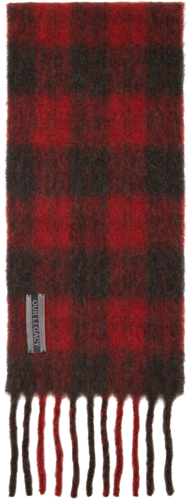 OUR LEGACY Red Estate Scarf