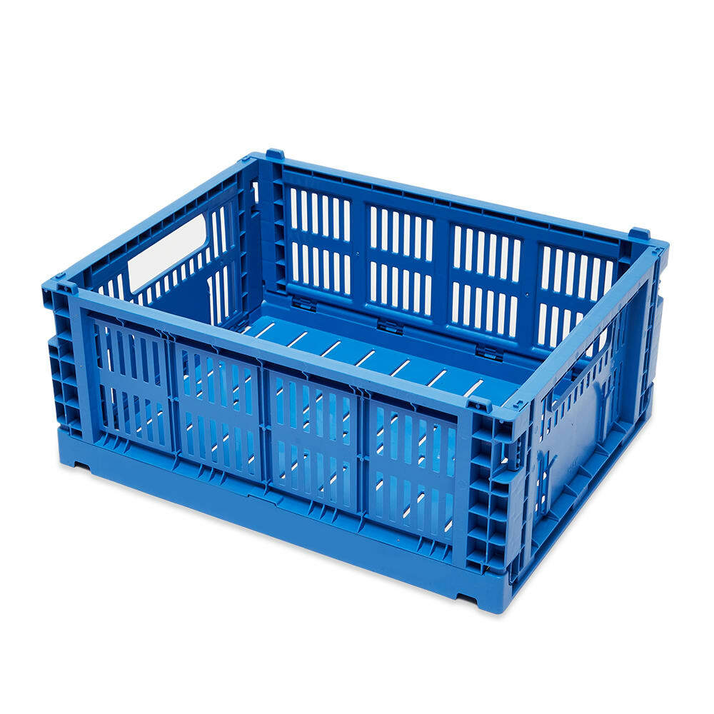 HAY Medium Recycled Colour Crate in Electric Blue