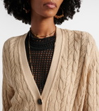 Blazé Milano Ket cable-knit cotton cardigan