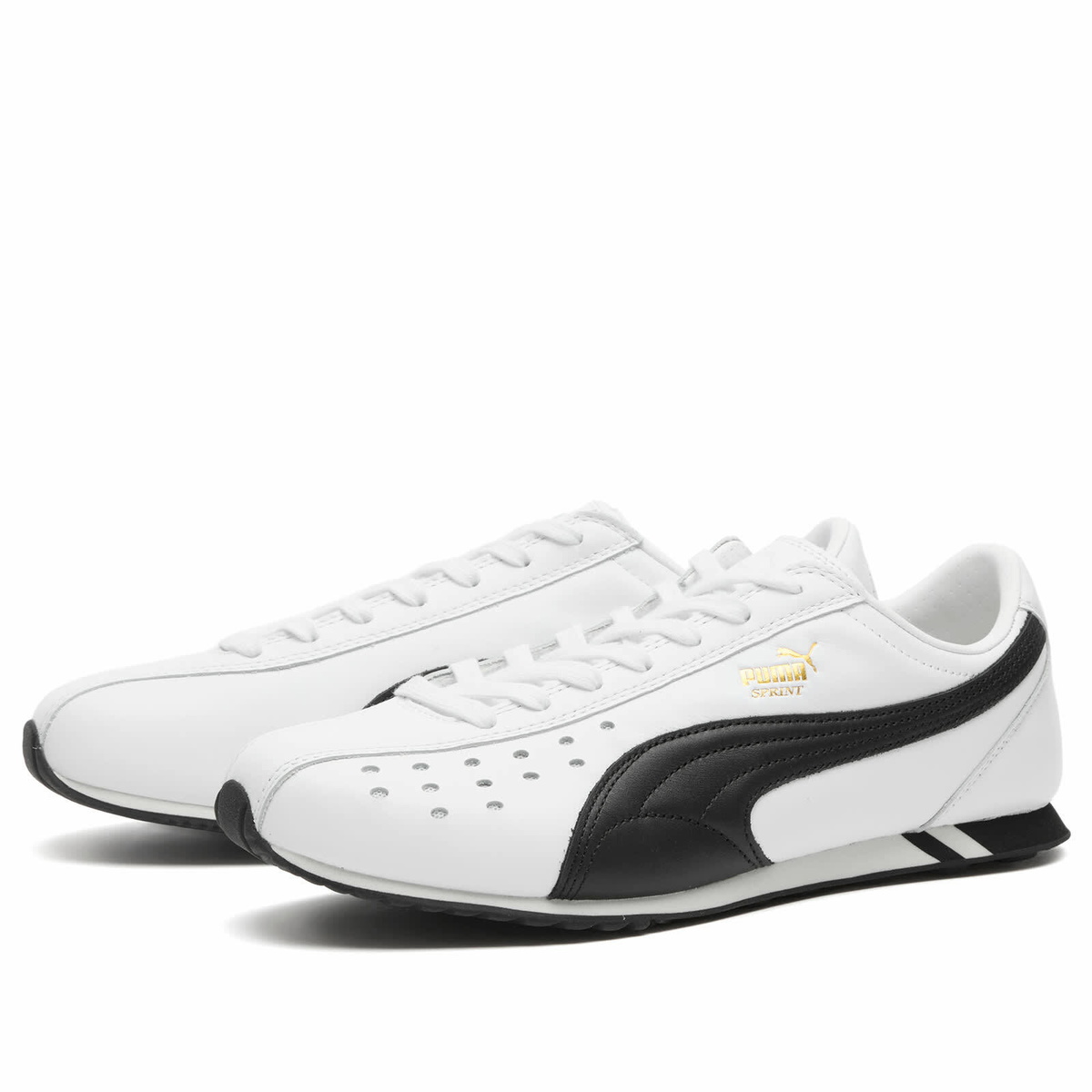 Puma Sprint Sneaker in White/Black