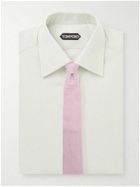 TOM FORD - Cutaway-Collar Lyocell-Blend Poplin Shirt - White