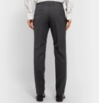 Hugo Boss - Grey Giro Slim-Fit Checked Virgin Wool Suit Trousers - Gray