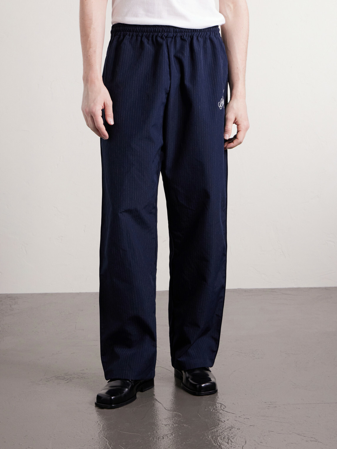 Willy Chavarria - Ruff Rider Straight-Leg Logo-Embroidered Shell Track Pants - Blue