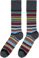 Paul Smith Three-Pack Multicolor Stripe Mix Socks