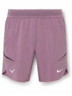 Nike Tennis - NikeCourt Rafa Straight-Leg Dri-FIT ADV Shorts - Purple