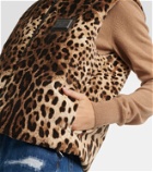Dolce&Gabbana Leopard-print puffer vest