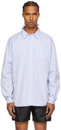 Palmes Blue Daryl Long Sleeve Shirt