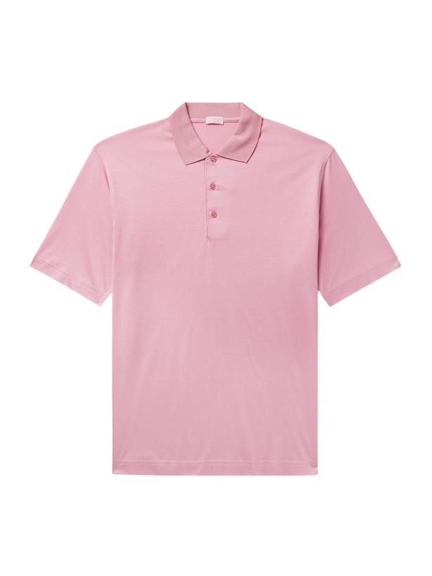 Photo: Charvet - Cotton Polo Shirt - Pink