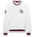 Dolce & Gabbana - Printed Loopback Cotton-Blend Sweatshirt - Men - White