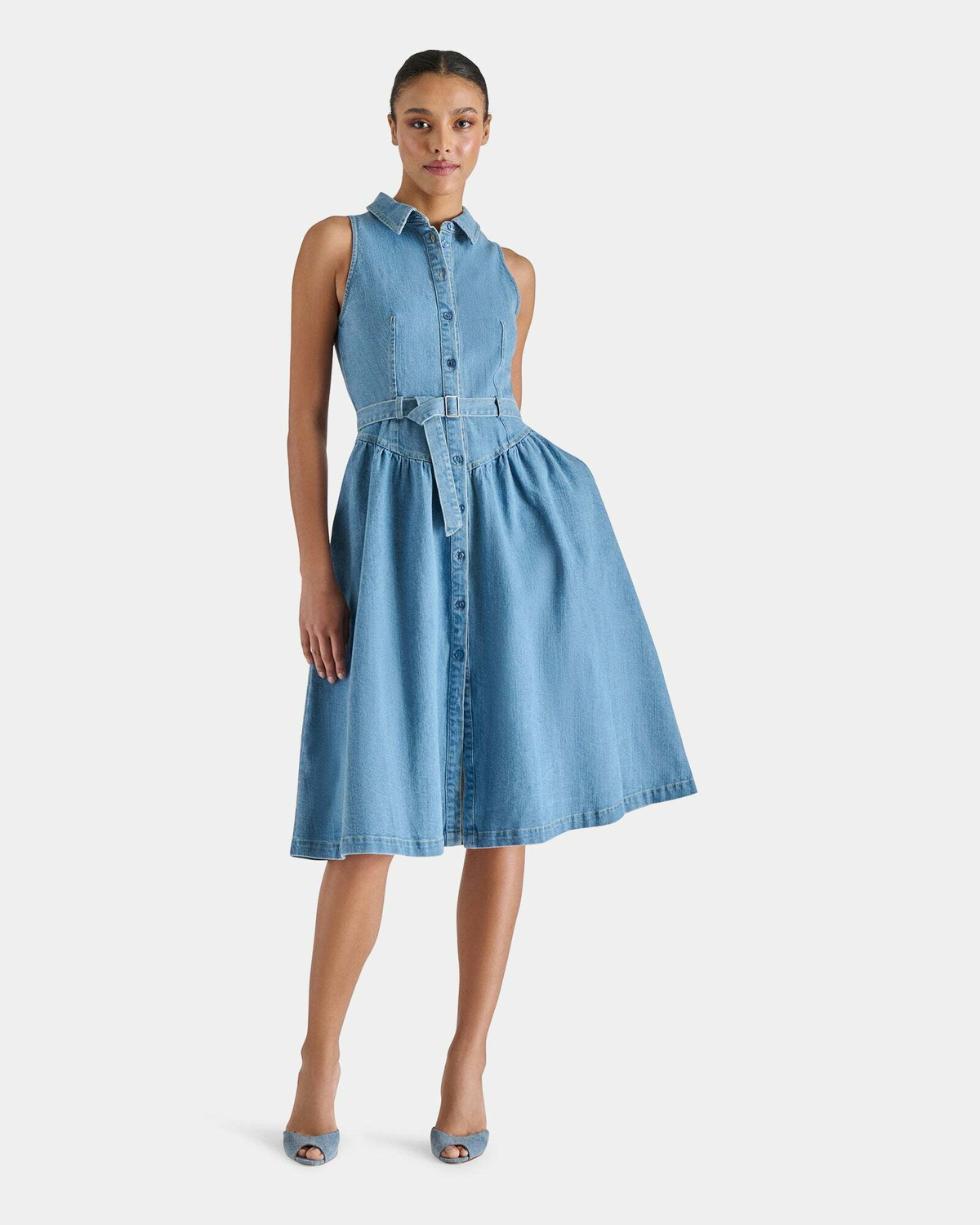 Steve Madden Mary Dress in Denim