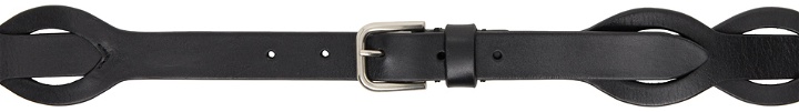 Photo: Dries Van Noten Black Leather Belt