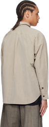 Aviva Jifei Xue Beige Easy Shirt