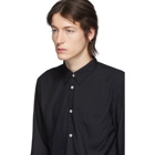 Comme des Garcons Homme Deux Black Garment-Dyed Shirt