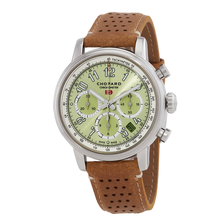 Photo: Chopard Mille Miglia Chronograph Automatic Green Dial Mens Watch 168619 3004