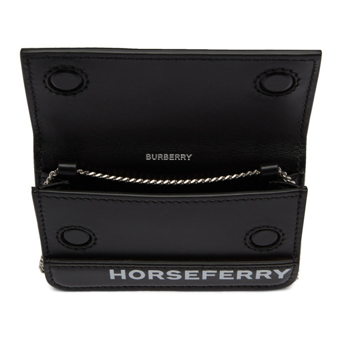 Burberry Bags Burberry Leather Card Case Burberry Black Horseferry