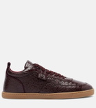 Christian Louboutin Tutti Rui croc-effect leather sneakers