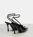 Givenchy Show patent leather slingback pumps