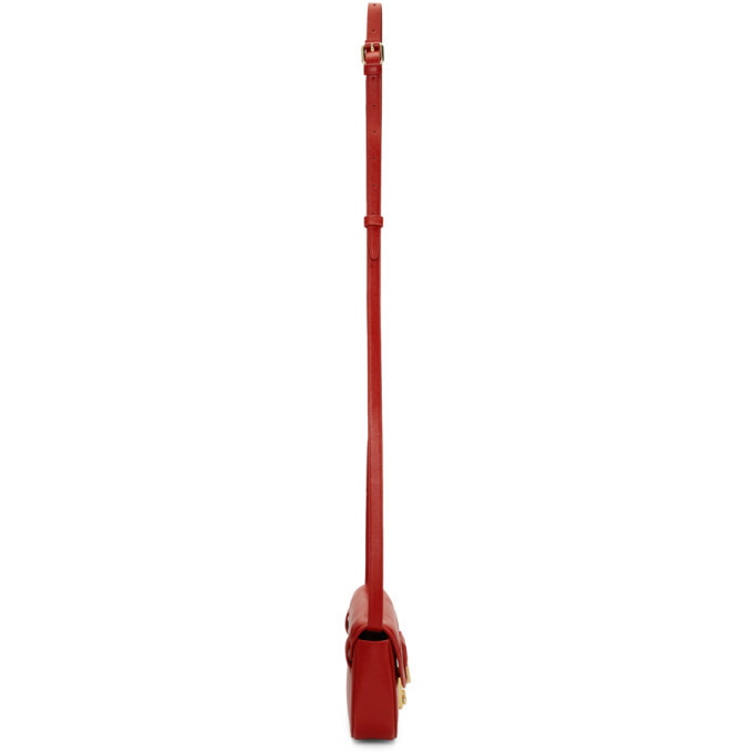 3.1 Phillip Lim Red Mini Pashli Saddle Belt Bag