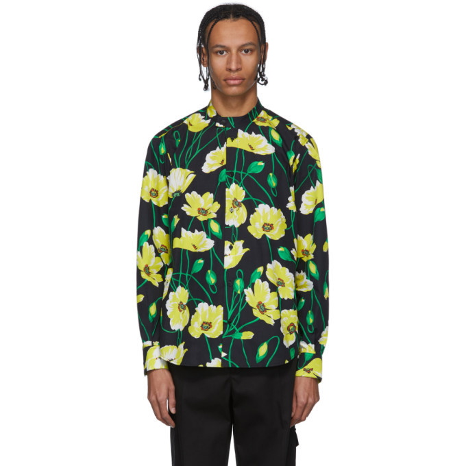 Photo: MSGM Black Floral Shirt