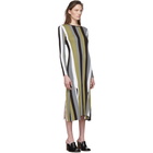 Loewe Multicolor Striped Rib Knit Dress