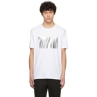 Hugo White Dalf Bar Logo T-Shirt