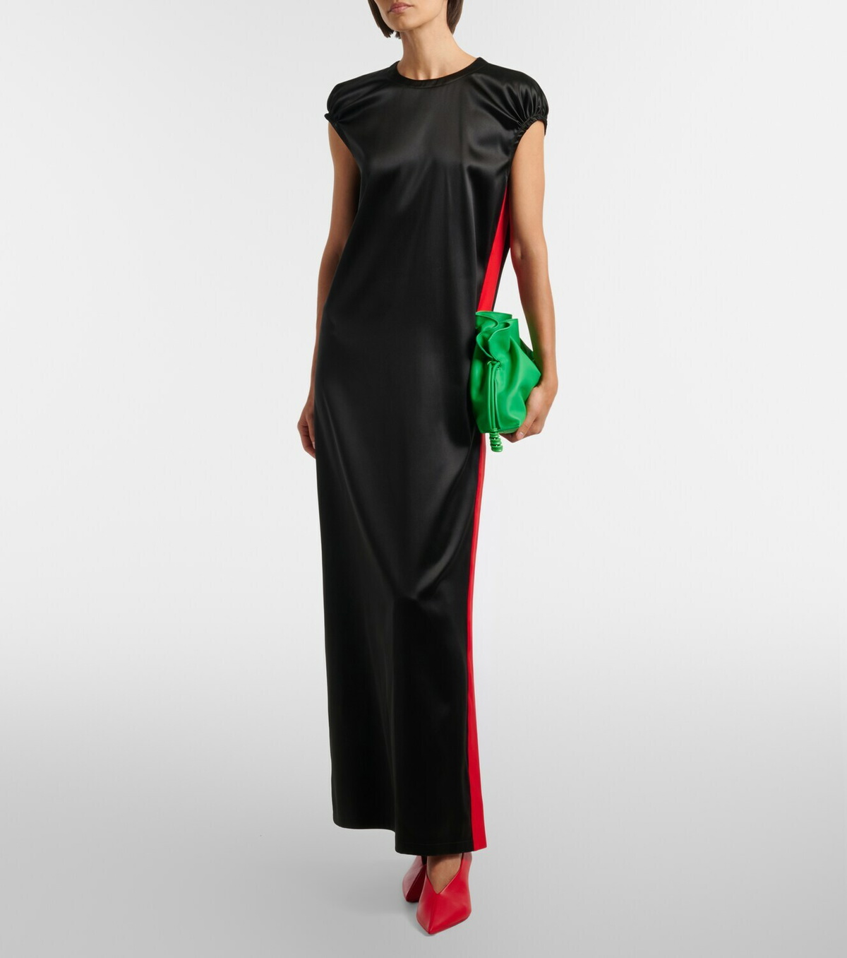 Loewe Silk-blend satin maxi dress