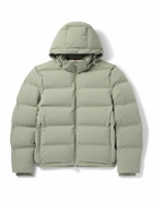 Brunello Cucinelli - Quilted Padded Hooded Shell Down Jacket - Green