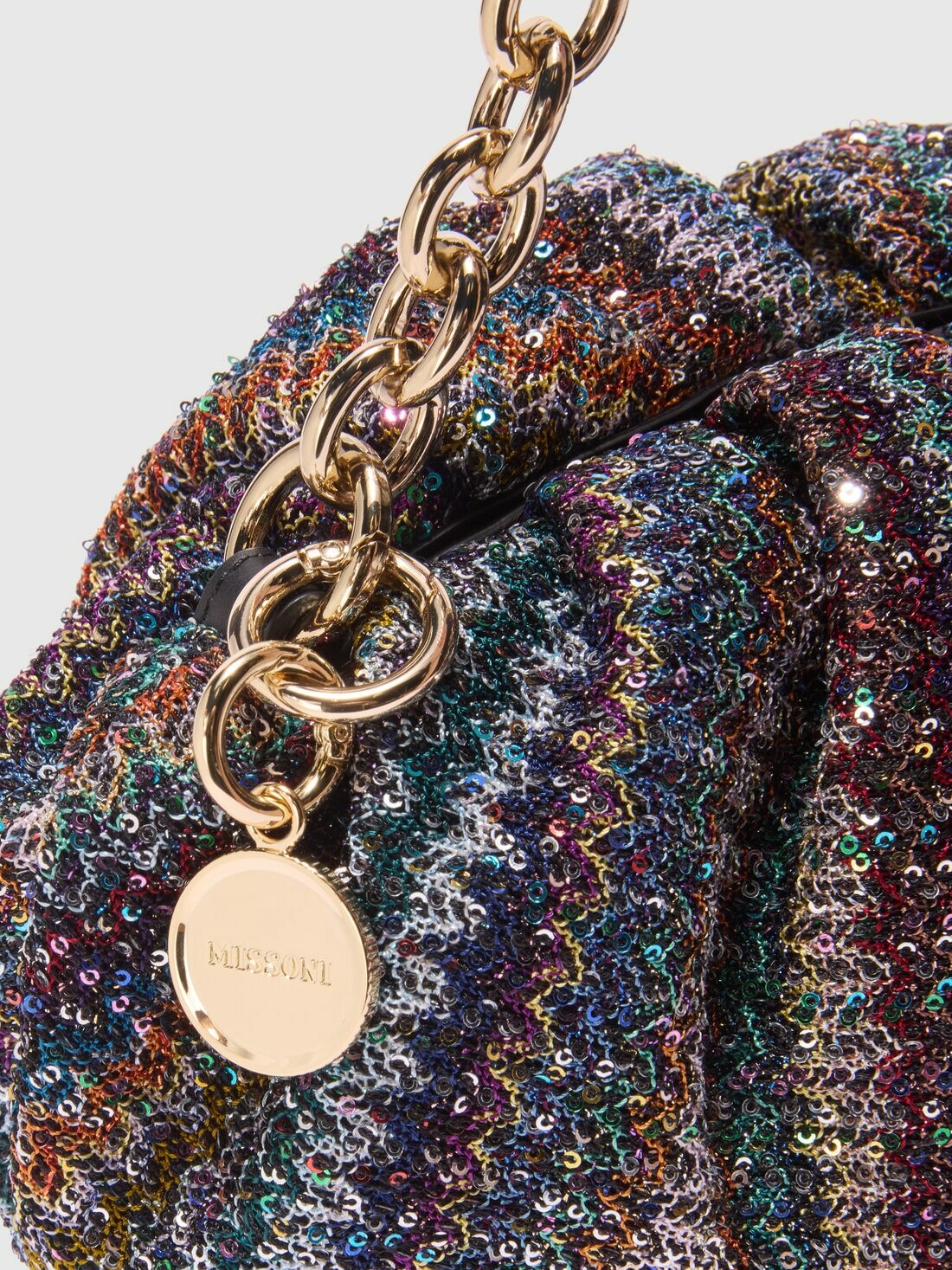 Missoni - Pouch with sequins and shoulder strap, Women, Multicoloured