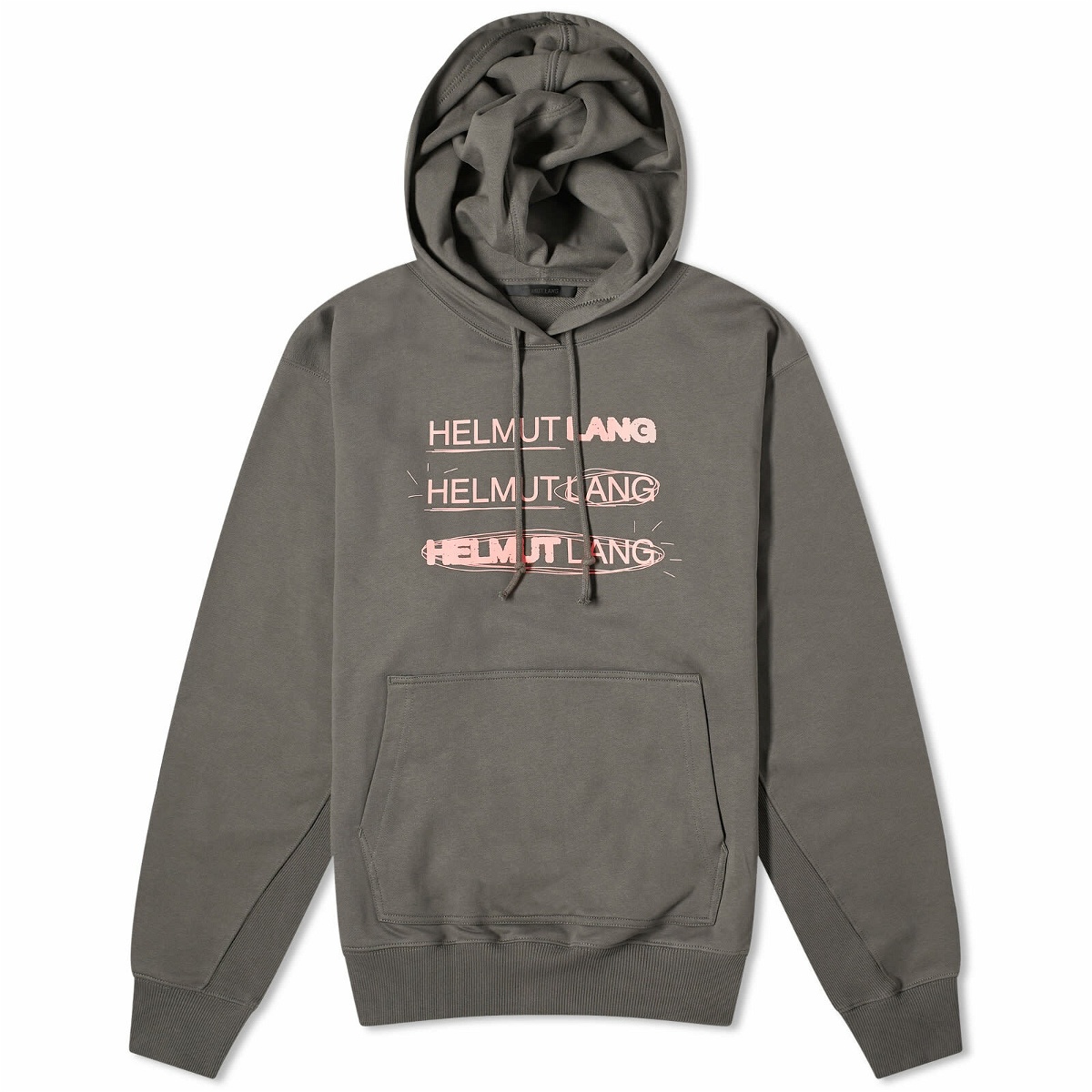 Photo: Helmut Lang Men's Outer Space Hoodie in Ash