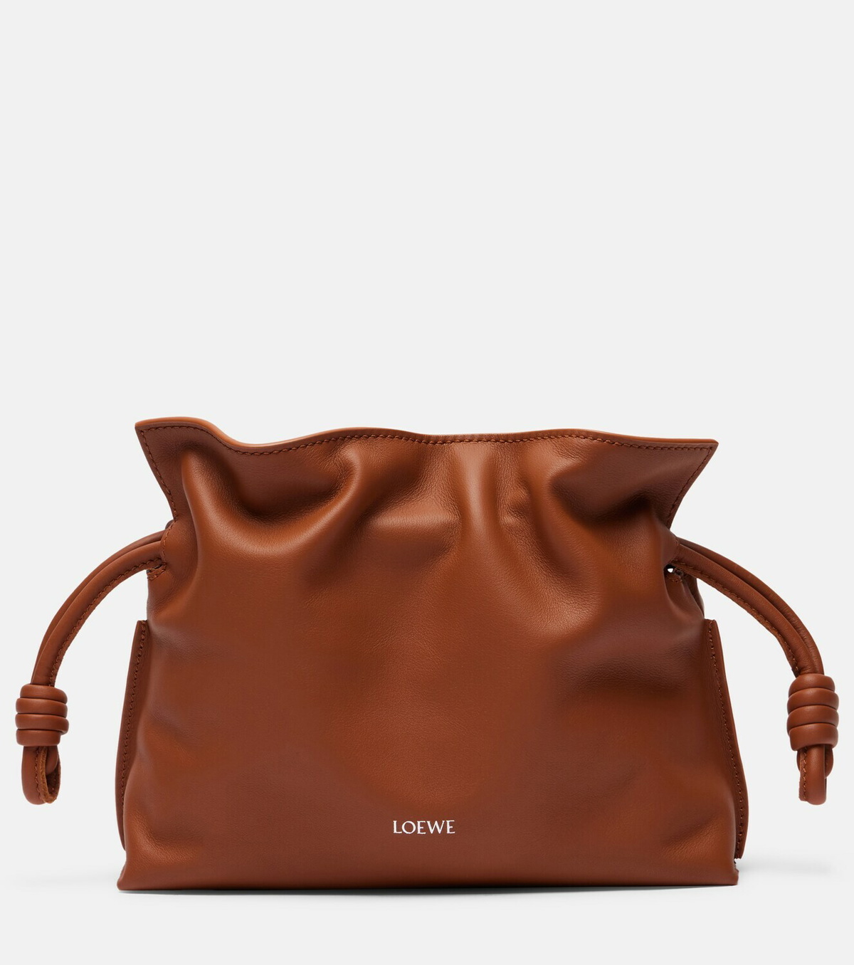 Loewe Flamenco Mini leather clutch