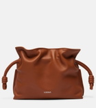 Loewe Flamenco Mini leather clutch