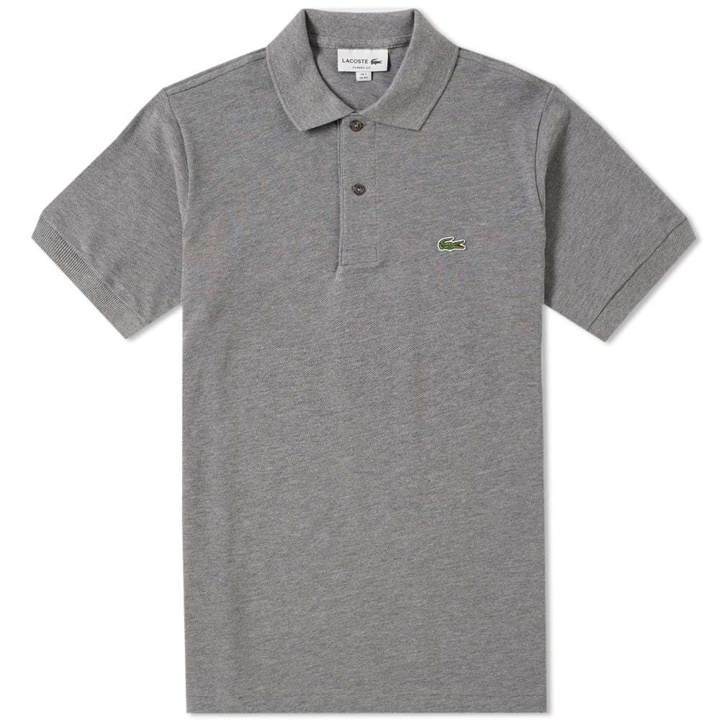 Photo: Lacoste Original Fit Marl Polo Grey