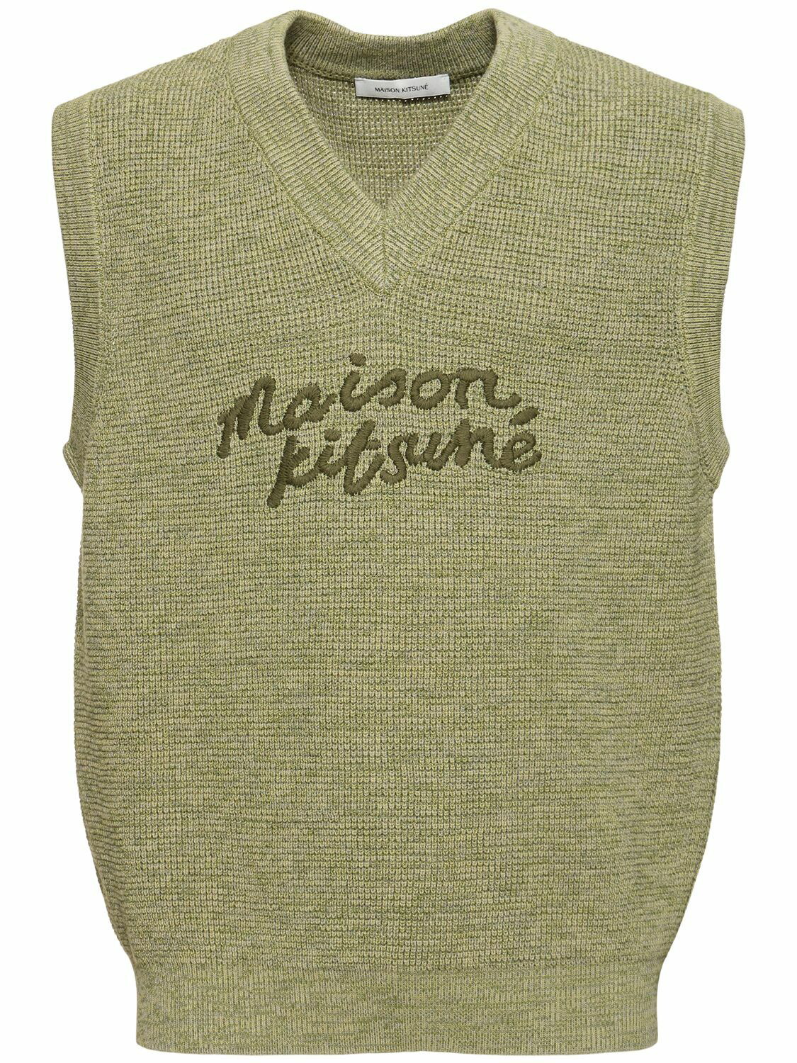 Photo: MAISON KITSUNÉ Maison Kitsuné Handwriting Oversize Vest
