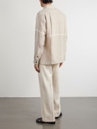 Kartik Research - Rabari Embroidered Linen Shirt - Neutrals