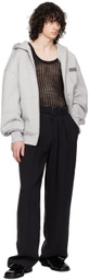 LGN Louis Gabriel Nouchi Gray Patch Hoodie