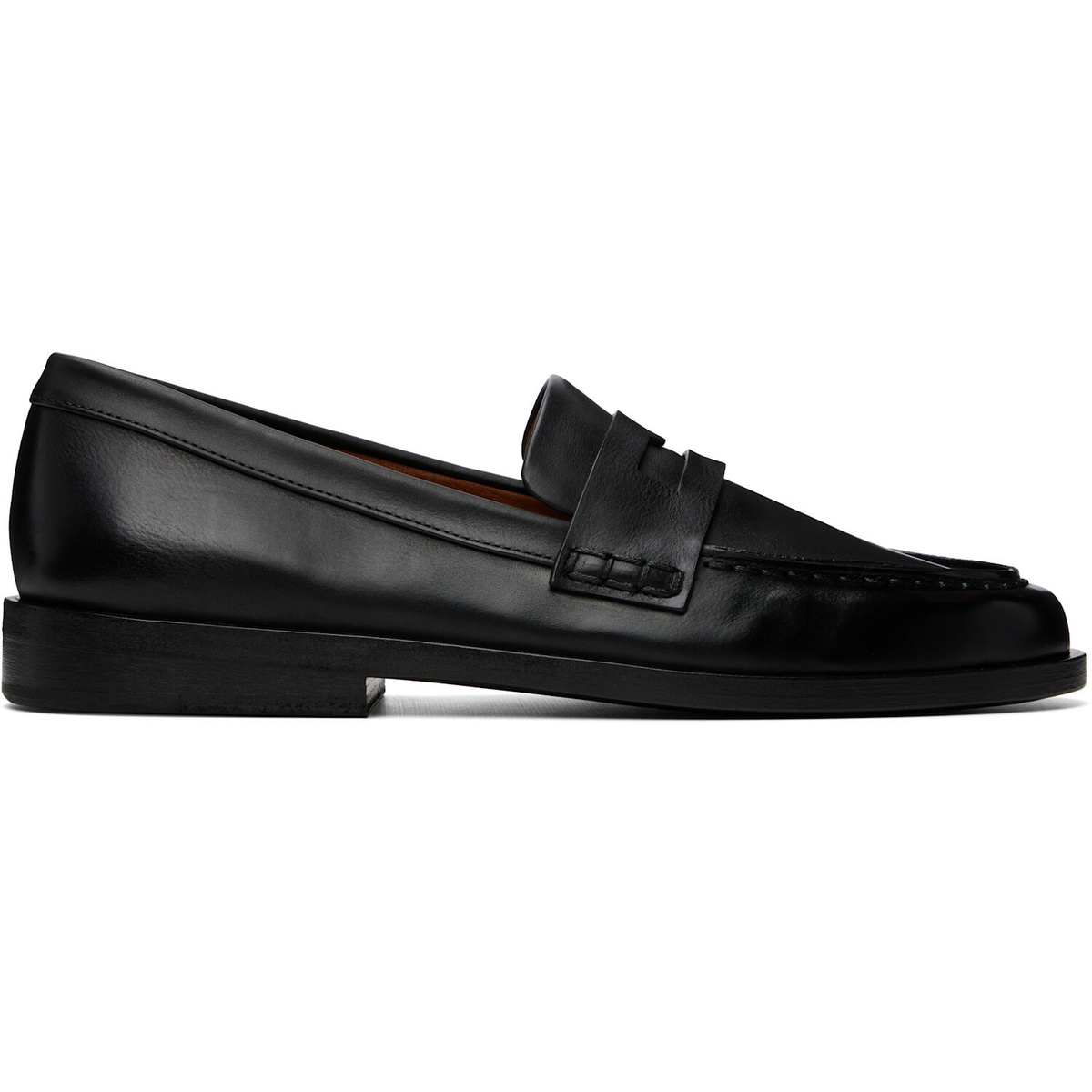 Marsèll Black Mocasso Leather Loafers