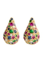 Roxanne First Happy Tears 14kt Gold Drop Earrings - Multicoloured 1 - One Size