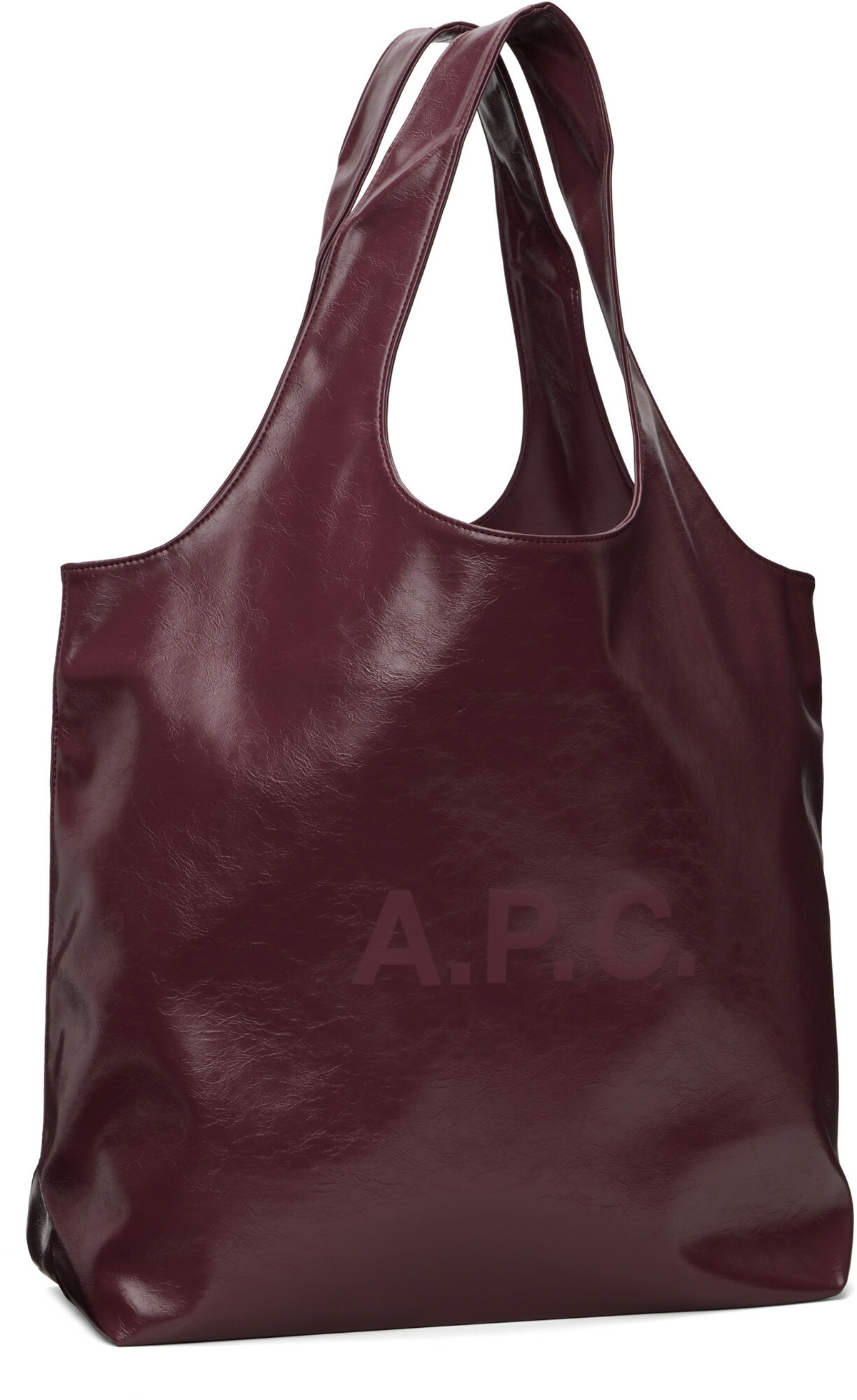 A.P.C. Burgundy Ninon Tote