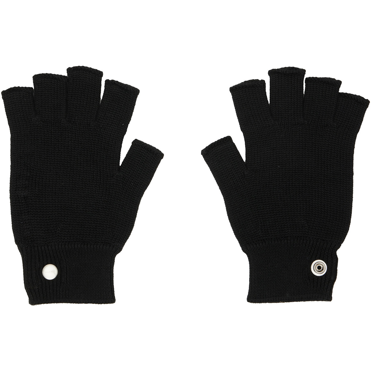 Rick Owens Black Tower Fingerless Gloves