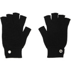 Rick Owens Black Tower Fingerless Gloves