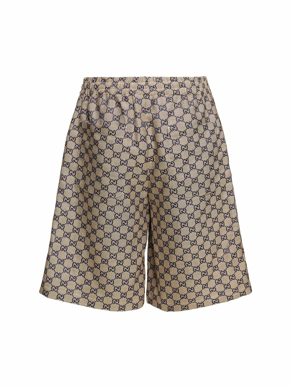 【関税&送料込】Gucci Gg Shorts Gucci GG-jacquard Shorts | Blue | FARFETCH
