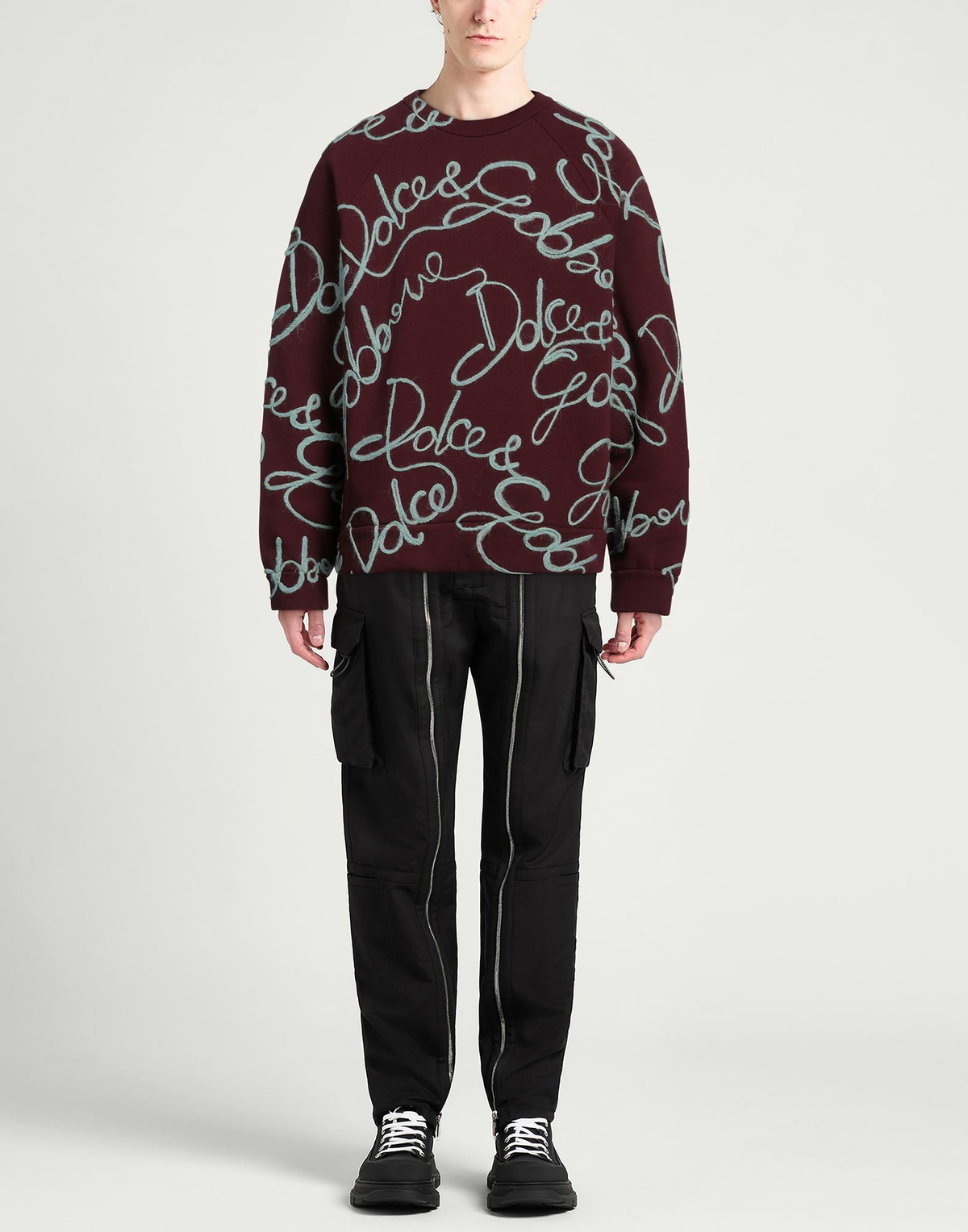 Dolce & gabbana Mens Sweatshirt Burgundy