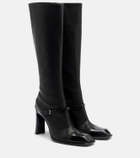 McQueen Niko leather knee-high boots