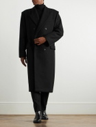 Nili Lotan - Double-Breasted Wool-Blend Coat - Black