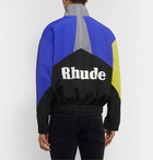 Rhude - Panelled Shell Bomber Jacket - Blue