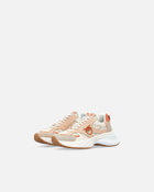 Pinko Neutral Coloured Ariel Sneakers With Patent Details Vexillum Purple